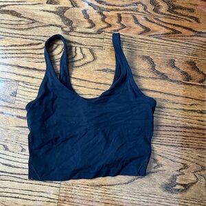 Black Align Tank Top